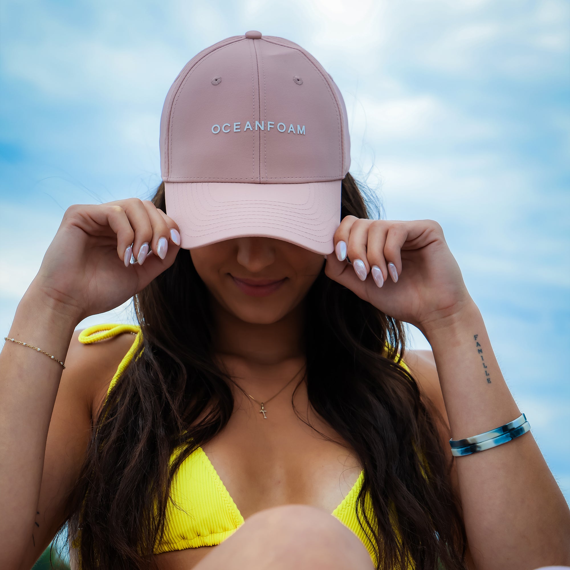 color_Blush cap