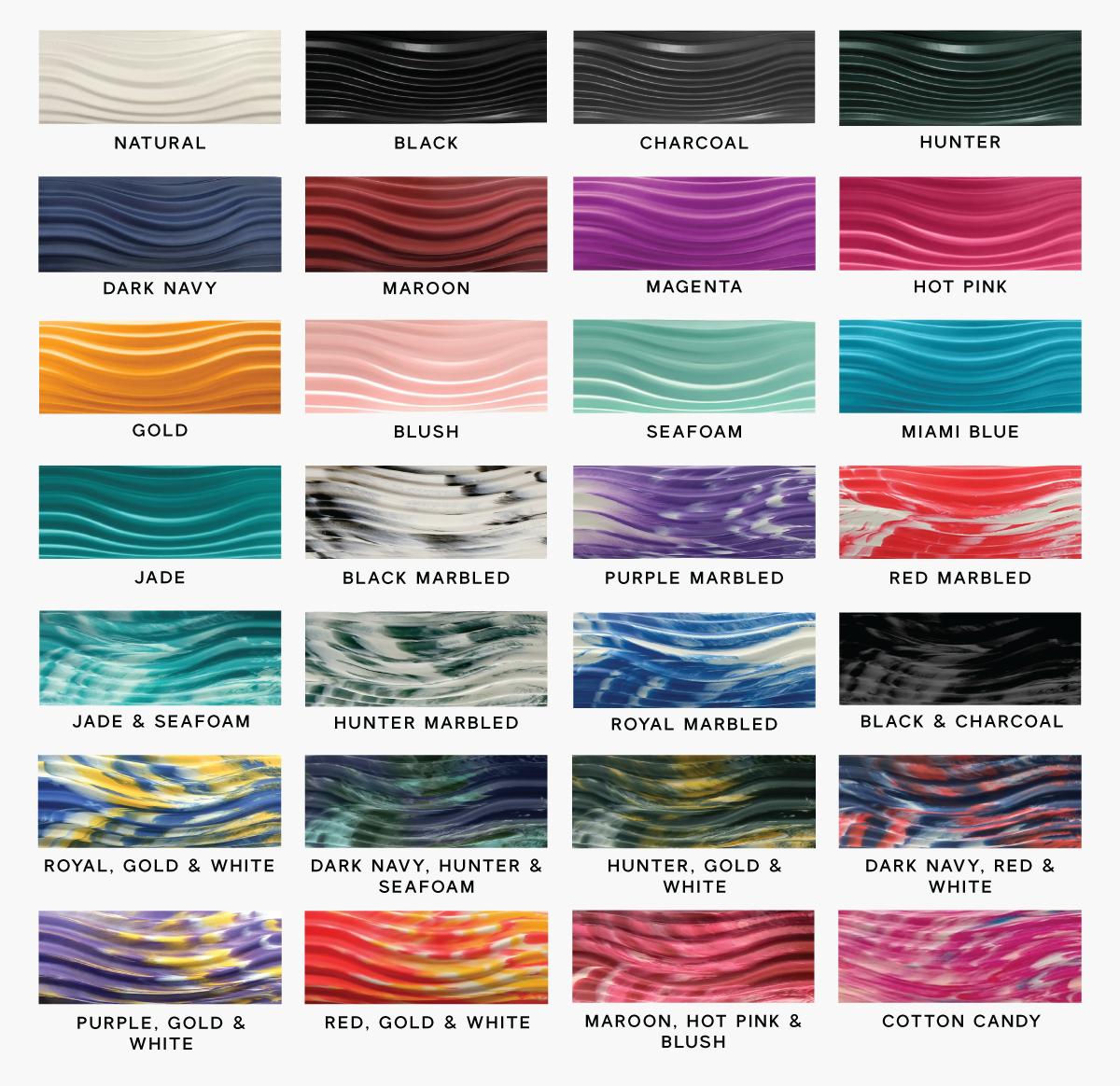 Ocean Riple Color Oceanfoam — Tidal and Ripple Roller Bundle — Made From Algae